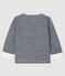 Baby-T-Shirt für Jungen blau SMOKING/weiss MARSHMALLOW