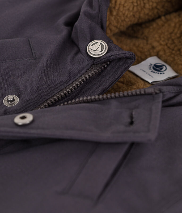 Wasserabweisender Baby-Parka grau
