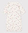 Bedruckter Baby-Kombi-Overall aus Baumwolle weiss MARSHMALLOW/weiss MULTICO