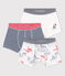 3er-Set Boxershorts aus Baumwolle mit Ringelstreifen für Jungen variante 1