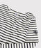 Leichtes Streifenshirt aus Baumwolle Damen  weiss MARSHMALLOW/blau SMOKING