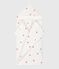 Baby-Badehandtuch aus Frottee mit bestickten Herzen weiss MARSHMALLOW/rosa CHARME