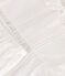 Wei&szlig;es Baby-Kleid und Bloomer aus Baumwolle mit Lochstickereien weiss