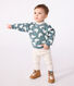Baby-Sweatshirt aus Baumwolle mit Bärmotiv
