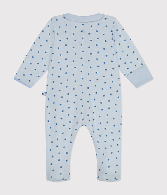 Gemusterter Strampler aus Baumwolle blau GOMME/ BEACH