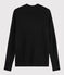 Damenpullover aus Wolle schwarz NOIR
