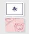 2-teiliges Baby-Geschenkset aus Nicki und bestickter Body mit Herzmotiv rosa JOLI
