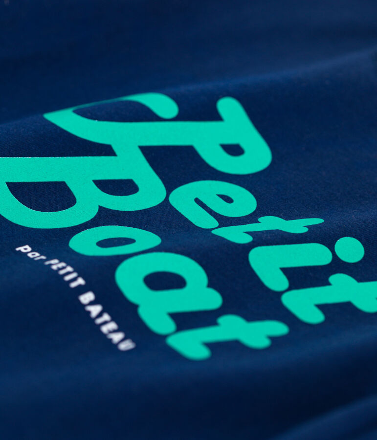 Kurz&auml;rmeliges T-Shirt aus Baumwolle f&uuml;r Jungen blau