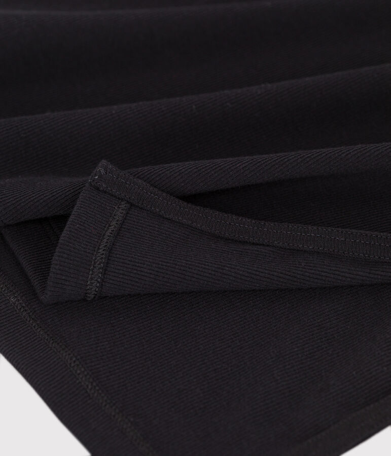 Damen Tanktop-Kleid in Midil&auml;nge aus Baumwolle schwarz