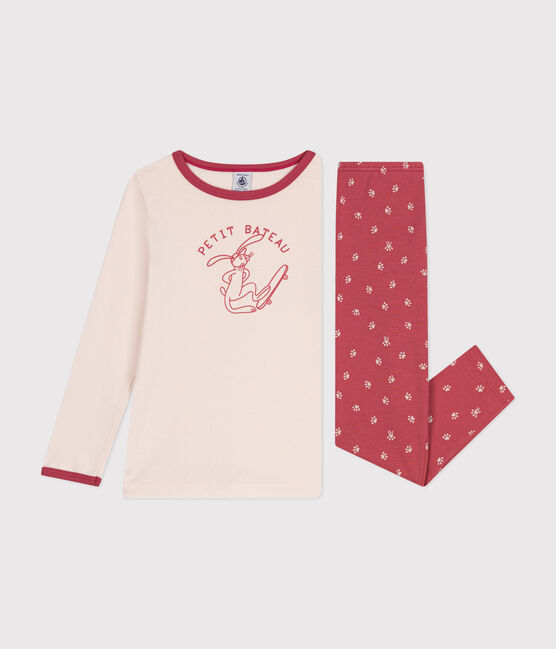 Langärmeliger Pyjama für Jungen aus Baumwolle PANACOTTA/ MULTICO