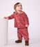 Baby-Hose aus einfarbigem Fein-Cord rosa