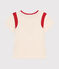T-Shirt aus Jersey Kinder/Mädchen naturfarben AVALANCHE