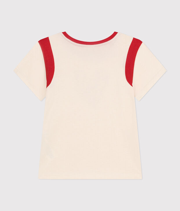 T-Shirt aus Jersey Kinder/M&auml;dchen naturfarben