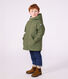 Einfarbige Kinder-Winterregenjacke