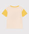 Gemustertes Jungen-T-Shirt aus Jersey gelb AVALANCHE/ NECTAR