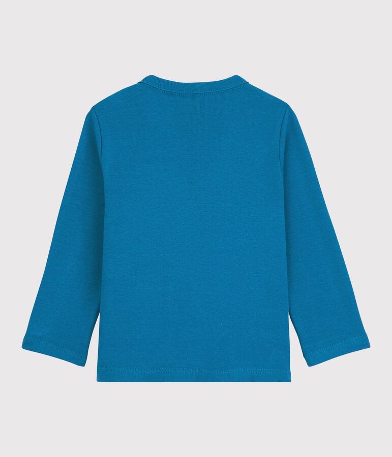 Baby-T-Shirt aus Baumwolle. blau