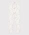 Kinder-Leggings aus Baumwolle mit Blumenmuster weiss MARSHMALLOW/weiss MULTICO