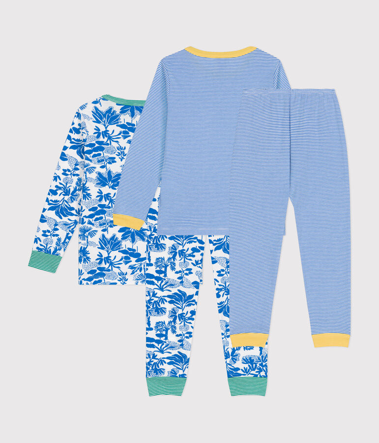 2er-Set Kinderpyjamas aus Baumwolle. vielfarbig