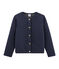 Schlauch-Cardigan für Mädchen blau SMOKING/gelb OR