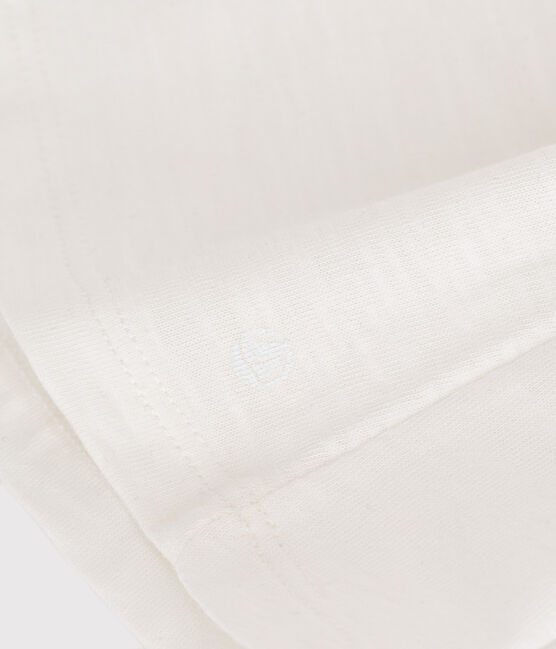 Ärmellose Babybluse aus Baumwolle weiss MARSHMALLOW