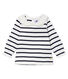 Langärmelige Baby-Bluse für Mädchen mit Streifen