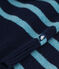 Damenpullover aus Wolle mit Matrosenmuster SMOKING/ AZUL
