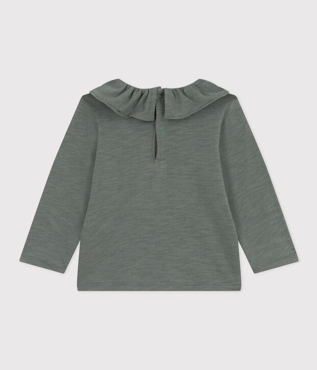 Lang&auml;rmelige Babybluse aus geflammtem Jersey THUYA