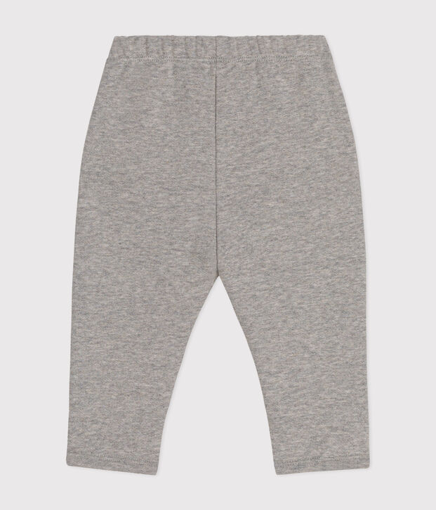 Baby-Hose aus Molton grau