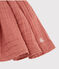 Kleid aus Bio-Baumwollgaze für Mädchen rosa PAPAYE