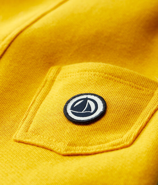 Lange Baby-Latzhose f&uuml;r Jungen gelb BOUDOR