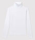 Rollkragenshirt aus Baumwolle für Damen