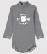 Langärmeliger Baby-Body mit Rollkragen