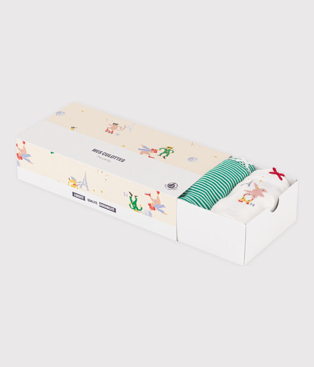5er-Set Slips aus Baumwolle f&uuml;r M&auml;dchen vielfarbig
