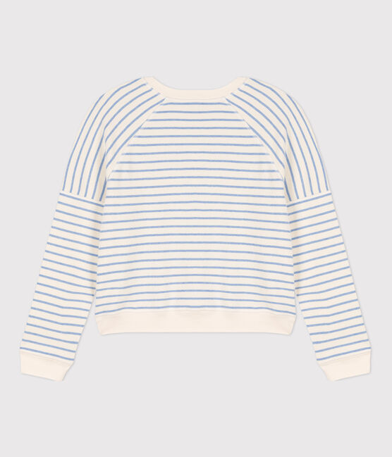 Sweatshirt aus Baumwolle für Damen weiss AVALANCHE/ SKY CHINE