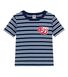 Gestreiftes Kinder-T-Shirt aus Baumwolle für Jungen