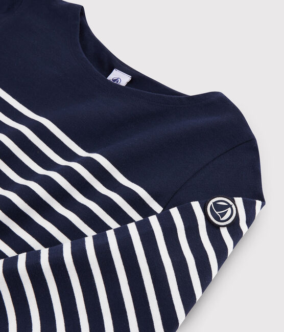 Das Streifenshirt für Damen blau SMOKING/weiss MARSHMALLOW