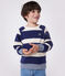 Kinder Unisex-Sweatshirt aus gestreifter Baumwolle blau MEDIEVAL/ AVALANCHE