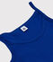 Klassisches Trägerkleid aus Baumwolle für Damen blau SURF