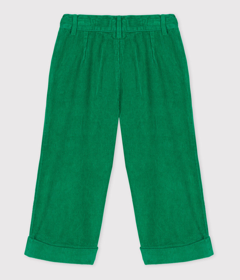 Kinder-Cordhose f&uuml;r M&auml;dchen MATCHA