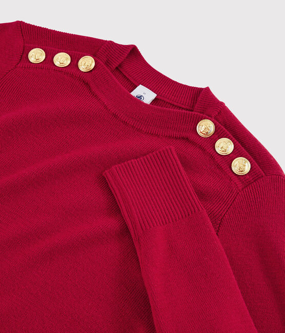 Damenpullover aus Wolle rot TERKUIT