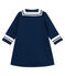 Langärmeliges baby-kleid mit matrosenkragen mädchen HADDOCK