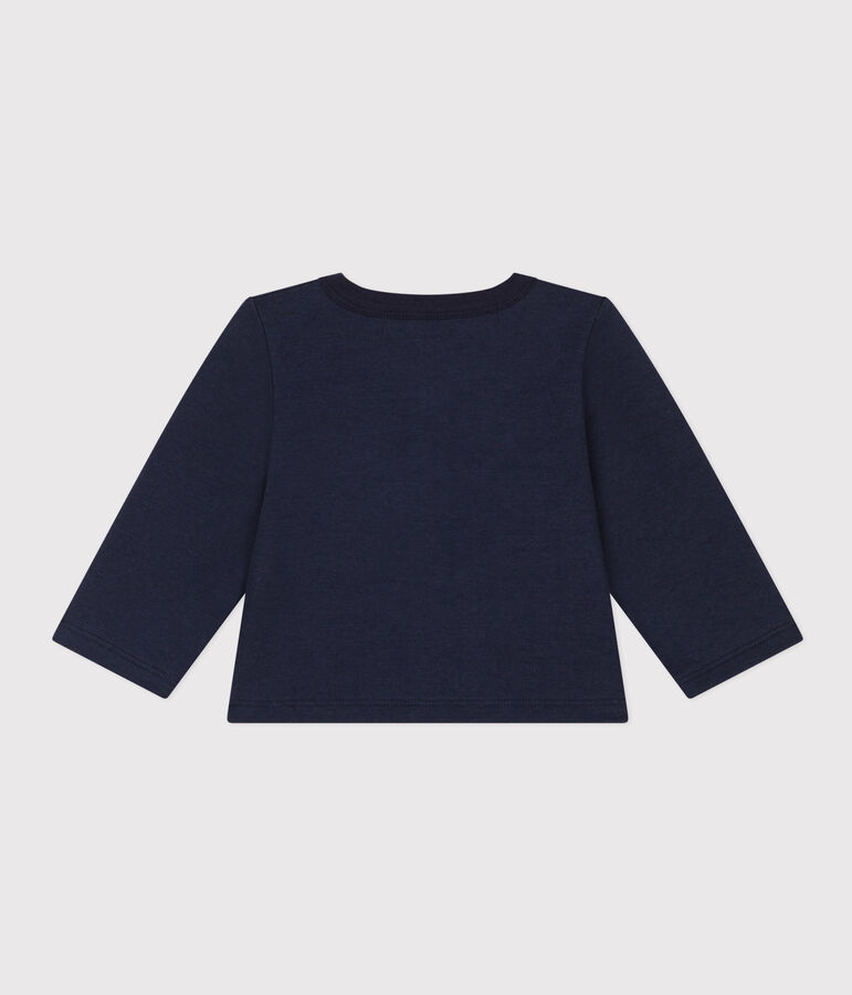 Baby-Cardigan aus dichtem Jersey blau