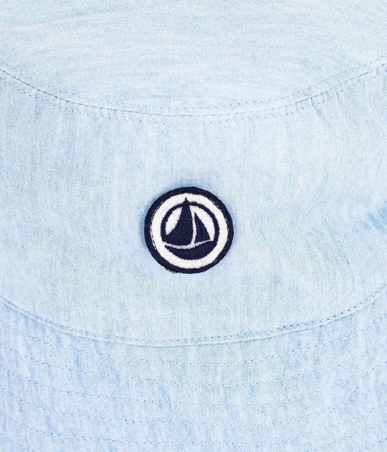 Kinder-Sonnenhut aus Denim blau