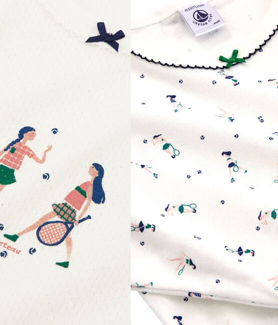 2er-Set Pyjamas für kleine Mädchen variante 1