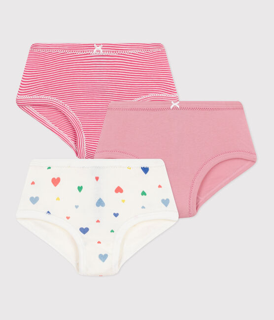 Set Kinder-Slips High Waist aus Baumwolle mit Herzmotiv variante 1