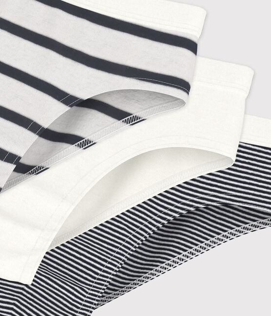 3er-Set Slips mit Streifen für Jungen variante 1