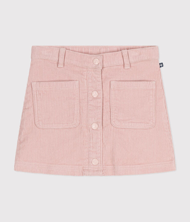 Kinder-Rock aus Fein-Cord f&uuml;r M&auml;dchen rosa