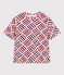 Damen-T-Shirt LE COZY aus Baumwolle weiss AVALANCHE+STOP/ MULTICO