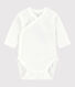 Langärmeliger Baby-Body in Wickelform Mädchen/Jungen