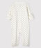 Umwandelbarer Baby-Overall mit Kaninchenprint aus Bio-Baumwolle weiss MARSHMALLOW/weiss MULTICO